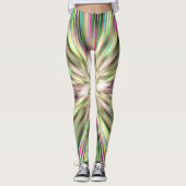 Rainbow Taffy Snoep Explosion Four Leggings (Voorkant)