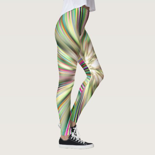 Rainbow Taffy Snoep Explosion Four Leggings (Rechts)