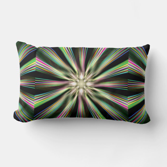 Rainbow Taffy Snoep Explosion Three Kussen (Voorkant)