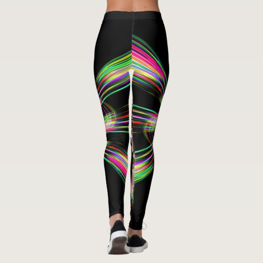 Rainbow Taffy Snoep Explosion Two Leggings (Achterkant)