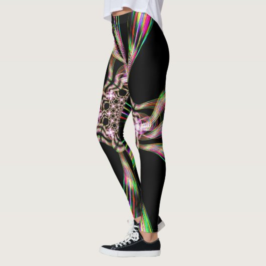 Rainbow Taffy Snoep Explosion Two Leggings (Links)
