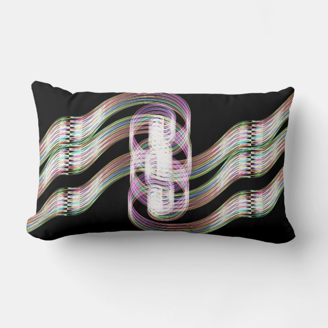 Rainbow Taffy Snoep Twee Kussen (Voorkant)