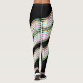 Rainbow Taffy Snoep Twee Leggings (Achterkant)