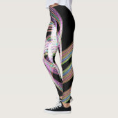 Rainbow Taffy Snoep Twee Leggings (Links)