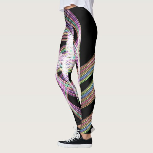 Rainbow Taffy Snoep Twee Leggings (Links)