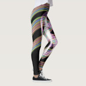 Rainbow Taffy Snoep Twee Leggings (Rechts)