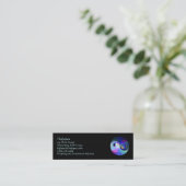Rainbow Taijitu Yin Yang Mini Visitekaartje (Staand voorkant)