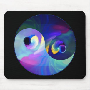 Rainbow Taijitu Yin Yang Muismat