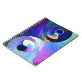 Rainbow Taijitu Yin Yang Notitieboek (Linkerzijde)