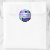 Rainbow Taijitu Yin Yang Ronde Sticker (Tas)
