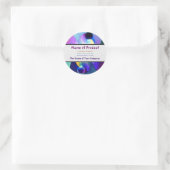 Rainbow Taijitu Yin Yang Ronde Sticker (Tas)
