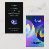 Rainbow Taijitu Yin Yang Visitekaartje (Voorkant / Achterkant)