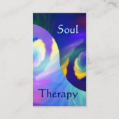 Rainbow Taijitu Yin Yang Visitekaartje (Achterkant)