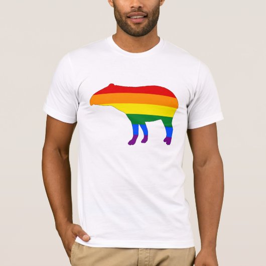 Rainbow Tapir T-shirt (Voorkant)
