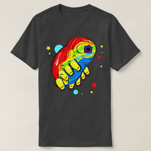 Rainbow Tardigrade T-shirt (Design voorkant)