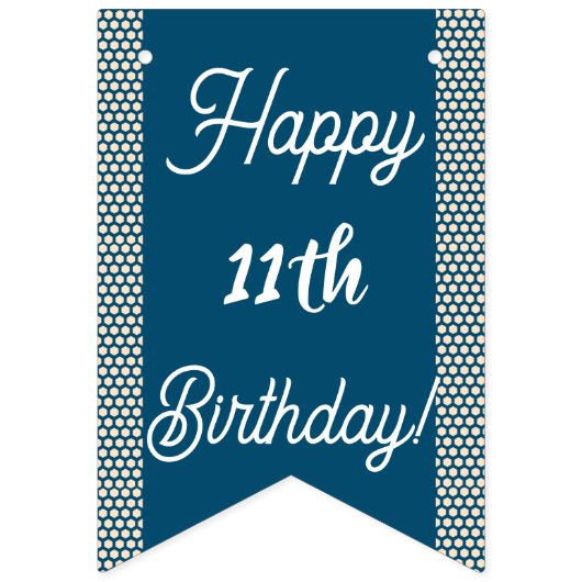 Rainbow Taurus Glitter Verjaardagsfeest Vlaggetjes (Tweede vlag)