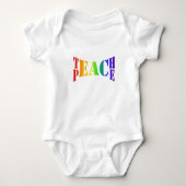 Rainbow Teach Peace Romper (Voorkant)