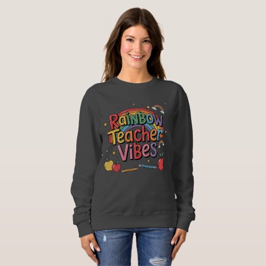 Rainbow Teacher Trui (Voorkant volledig)