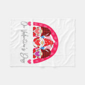 Rainbow Teaching 12th Grade On Valentines Day Tea  Fleece Deken (Voorkant (Horizontaal))