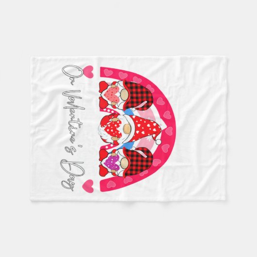 Rainbow Teaching 12th Grade On Valentines Day Tea  Fleece Deken (Voorkant (Horizontaal))