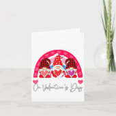 Rainbow Teaching 12th Grade On Valentines Day Tea Kaart (Voorkant)