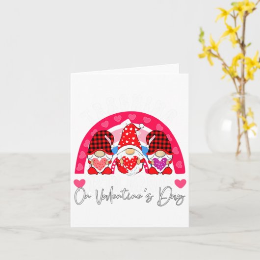 Rainbow Teaching 12th Grade On Valentines Day Tea Kaart (Gele Bloem)