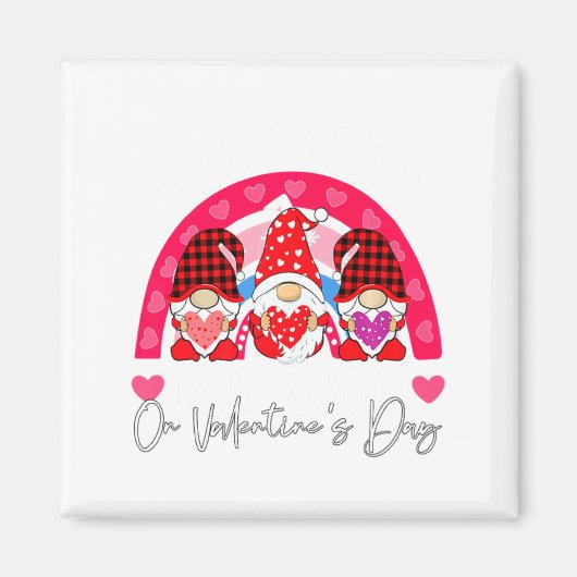 Rainbow Teaching 12th Grade On Valentines Day Tea  Magneet (Voorkant)