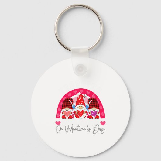 Rainbow Teaching 12th Grade On Valentines Day Tea  Sleutelhanger (Voorkant)