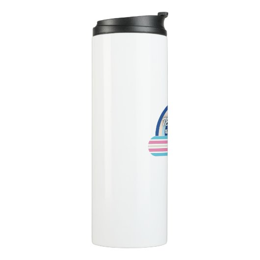 Rainbow Teaching is een werk van hart Thermosbeker (Gedraaid links)