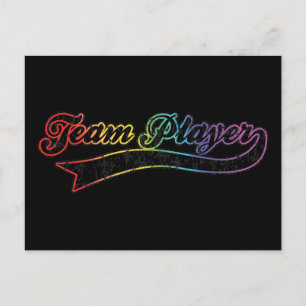 Rainbow Team Player Briefkaart