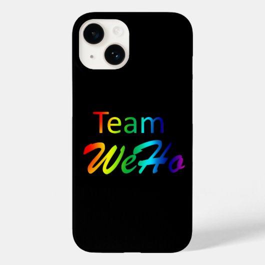 Rainbow Team WeHo Case-Mate iPhone Case (Achterkant)