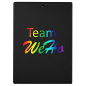 Rainbow Team WeHo Klembord (Achterkant)