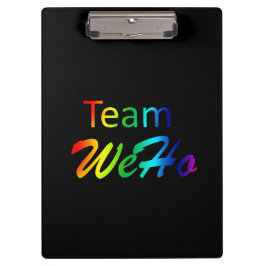 Rainbow Team WeHo Klembord