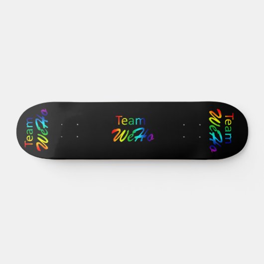 Rainbow Team WeHo Persoonlijk Skateboard (Horizontaal)