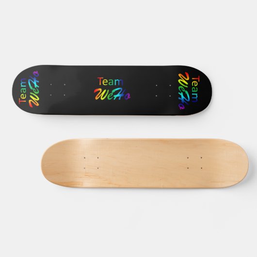 Rainbow Team WeHo Persoonlijk Skateboard (Horizontaal)