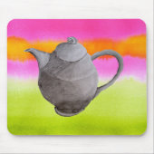 Rainbow Teapot arty tea party Muismat (Voorkant)
