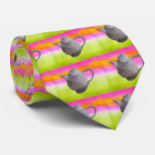 Rainbow Teapot arty tea party Stropdas (Opgerold)