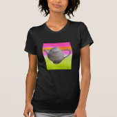 Rainbow Teapot arty tea party T-shirt (Voorkant)