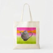 Rainbow Teapot arty tea party Tote Bag (Voorkant)