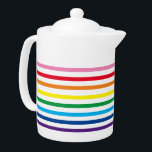 Rainbow Teapot Theepot<br><div class="desc">Het oorspronkelijke ontwerp van de regenboogvlag</div>