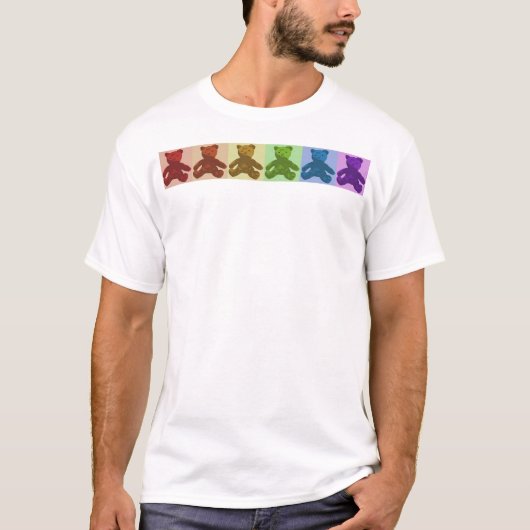 Rainbow Teddy Bears T-shirt (Voorkant)
