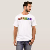 Rainbow Teddy Bears T-shirt (Voorkant volledig)