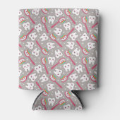 Rainbow Teeth Pattern Blikjeskoeler (Voorkant)