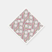 Rainbow Teeth Pattern Servet (Hoek)