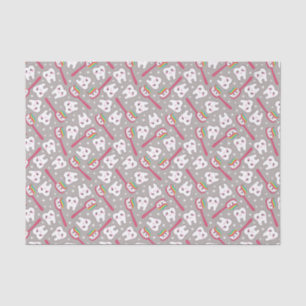 Rainbow Teeth Pattern Tissuepapier