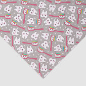 Rainbow Teeth Pattern Tissuepapier (Detail)