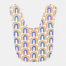 Rainbow Tegel babe Bib