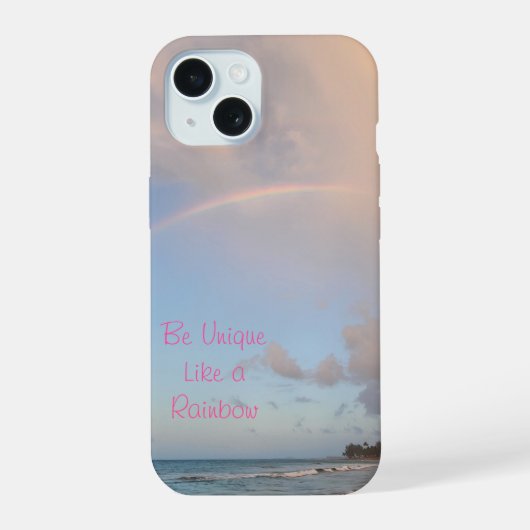 Rainbow-telefoondraagtas iPhone 15 Case (Achterkant)
