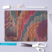 Rainbow Temple Striped Tissue Paper – Customizable Tissuepapier (Craft)