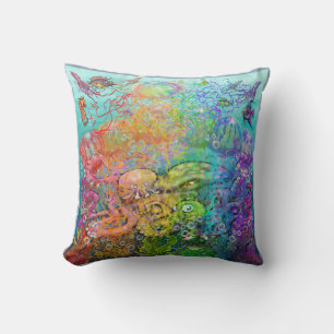 Rainbow Tentacles Kussen